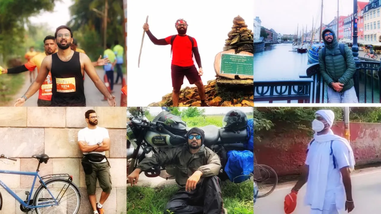 A Collage image that represent multitalented Manoj